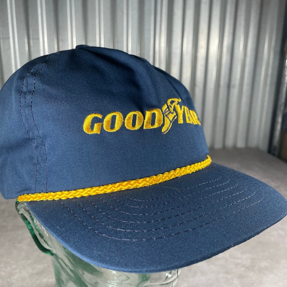 90’s Goodyear Racing Sports Cars Adjustable Snapback Rope - Picture 2 of 8